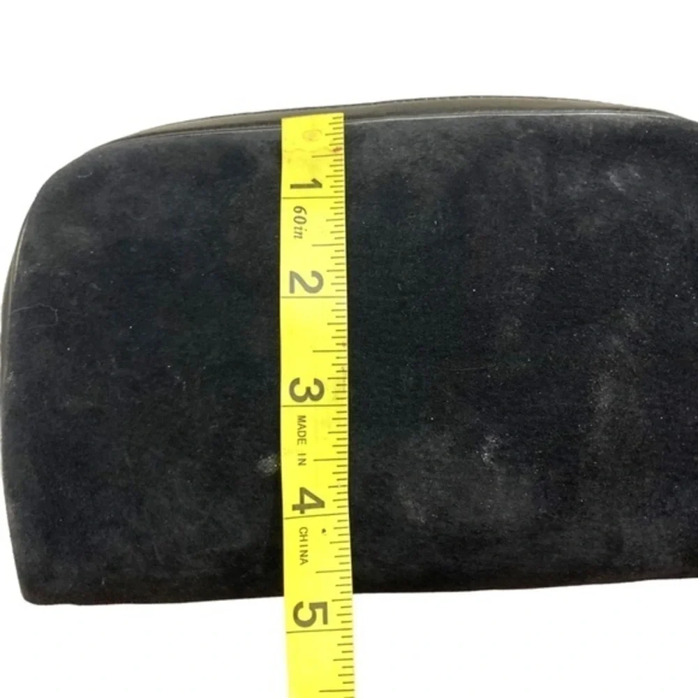 Givenchy vintage black suede leather clutch bag rare